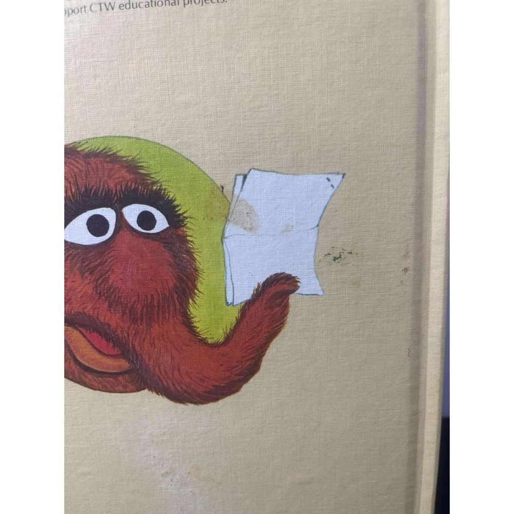 Vintage Sesame Street The Sun Book 1981 Childrens Educational Hardcover‎